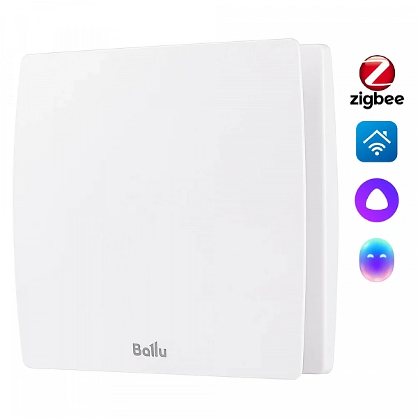 Вытяжной вентилятор Ballu SL BAF-SL 100 VT с обратным клапаном и таймером