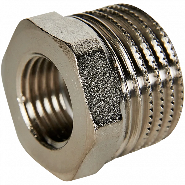 SFT-0029-001214 STOUT Футорка никелированная 1/2X1/4 упак.10/300