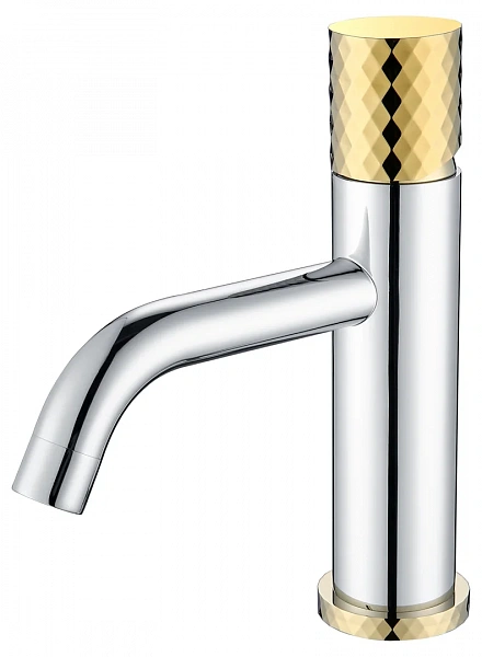 Boheme Смеситель STICK для умыв. низ. CHROME DIAMOND GOLD_Комплект