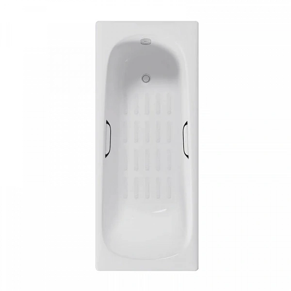 Ванна чугунная Delice Continental 120х70 с отверст под ручки и антискол покрытием DLR230640R-AS