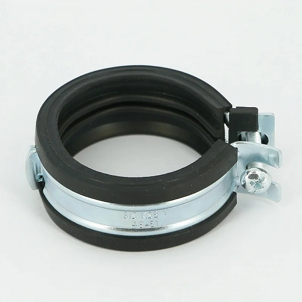 Хомут, Конкреп, BIS KSB1, M8, D-48-51, с вкладышем epdm, оцинкованная сталь