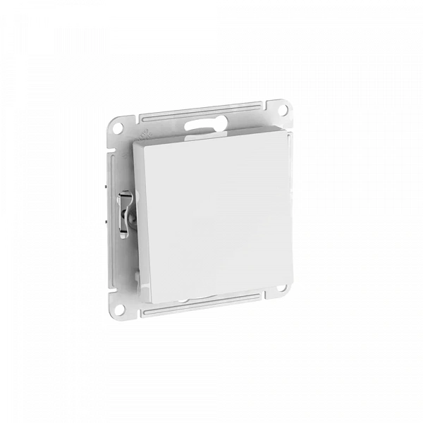 ATLASDESIGN AQUA 1-клавишный ПЕРЕКЛЮЧАТЕЛЬ IP44, сх.6, 10АХ, мех., быстрозажим. клем., БЕЛЫЙ