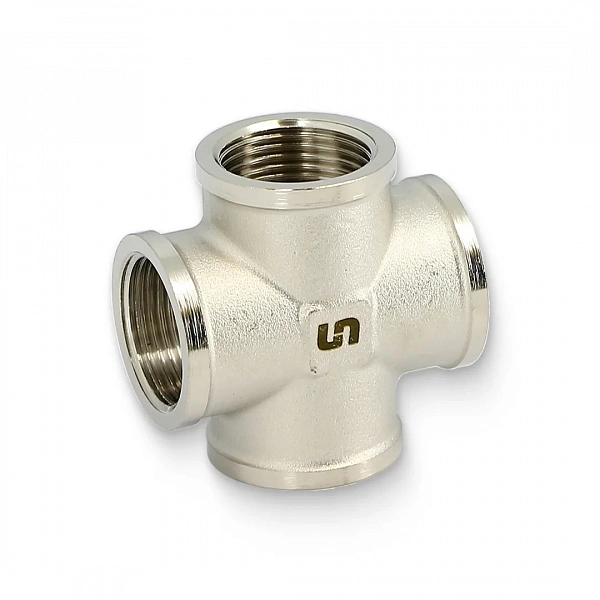 Крестовина В 3/4", никелированная Uni-Fitt