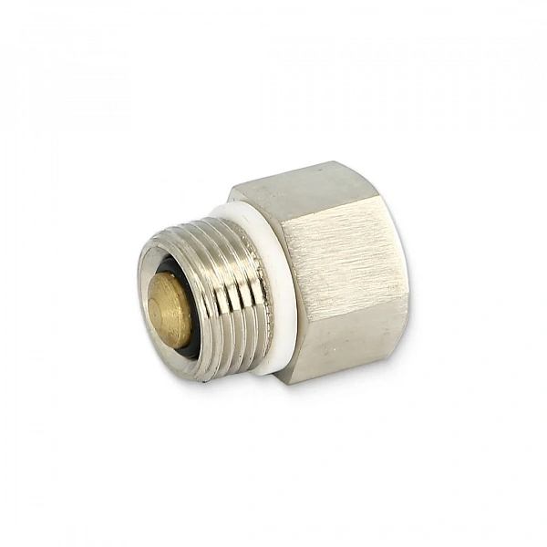 Клапан отсечной для воздухоотводчика ВН 1/4" х 3/8", никелированный Uni-Fitt