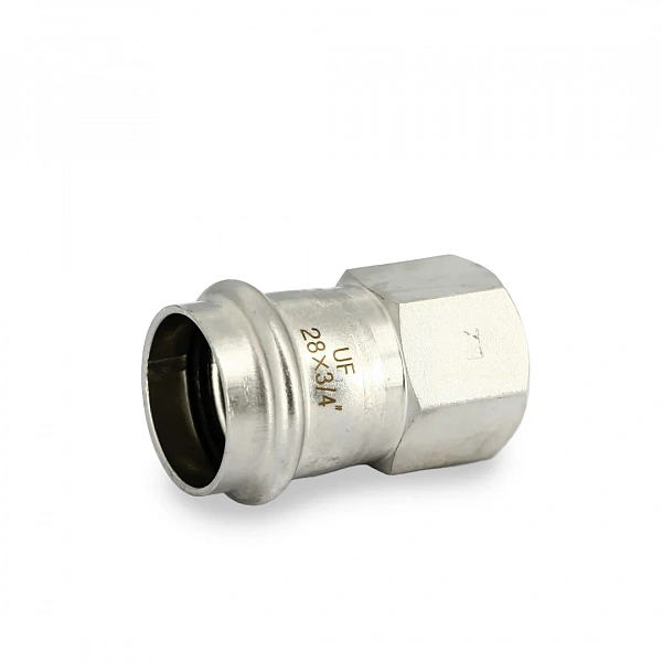 Муфта пресс-В 28 х 3/4", нержавеющая сталь Uni-Fitt