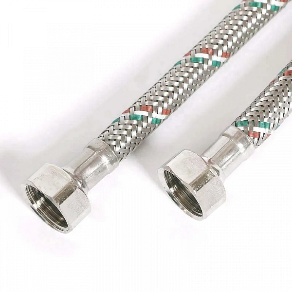 Гибкая подводка ВВ 1/2", 30 см, DN 8, оплётка из нерж. стали Uni-Fitt