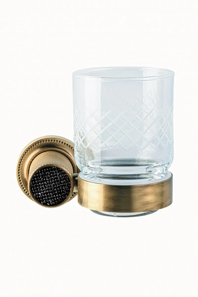 Boheme Настенный стакан ROYALE CRISTAL BLACK BR