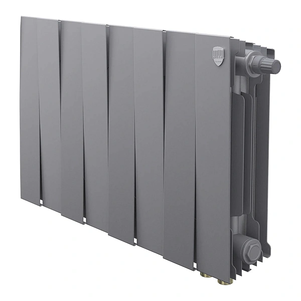 Радиатор биметаллический Royal Thermo PianoForte 300 Серебристый VR80 - 8 секц.