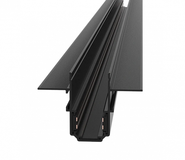 Шинопровод под гипсокартон 48V 3м встраиваемый черный (магнитный) Maytoni Technical Busbar trunkings