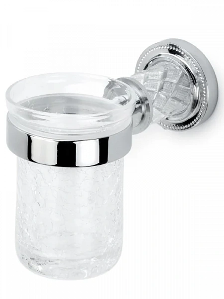 Boheme Стакан для зубных щеток MURANO CRYSTAL хром _Комплект