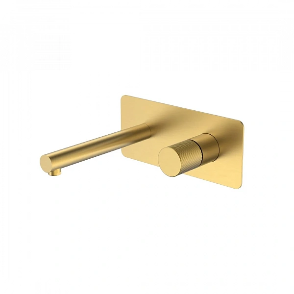 Boheme Смеситель STICK из стены MATT GOLD SPIRALE_Комплект