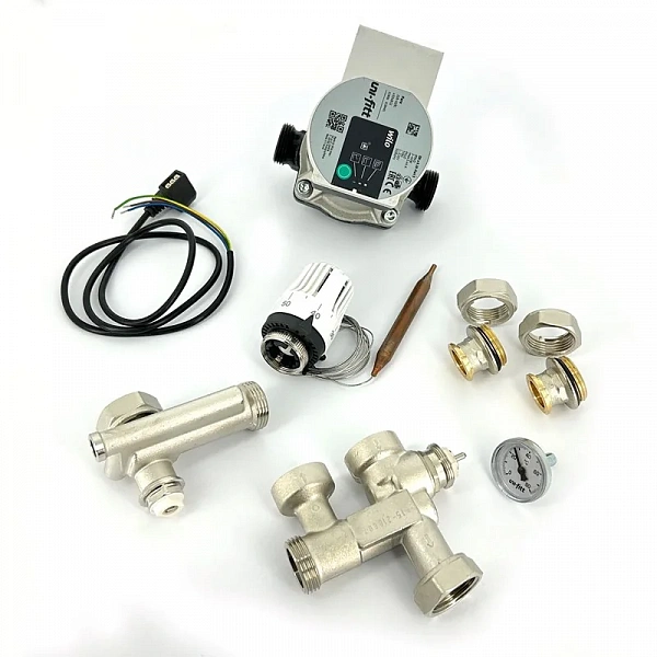 Насосно-смесительная группа SOLOMIX MINI с наружной резьбой 1", с насосом Wilo PARA 15/6-130 Uni-Fit