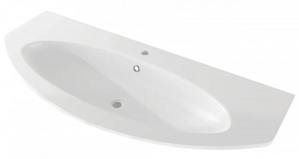 EDEN Раковина из искусственного мрамора 50178 Bianco, 122x51x14