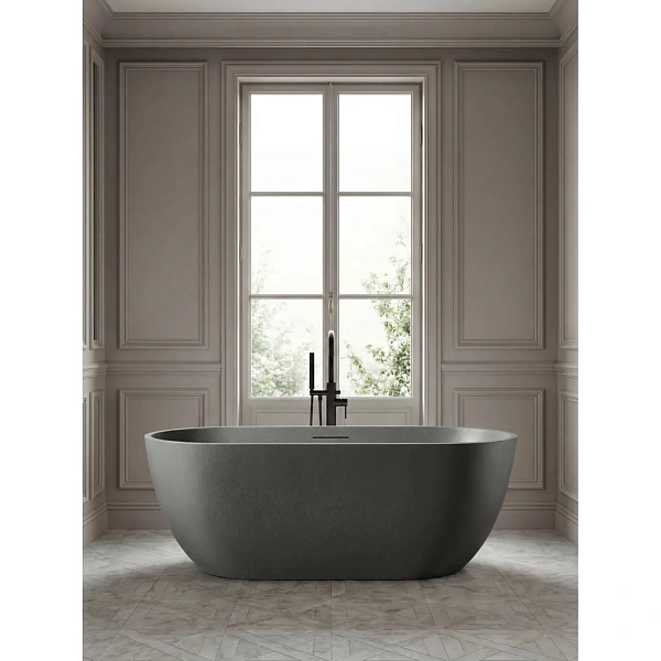 Ванна из искусственного камня AltroBagno Bruna 090204 Cement Grey н