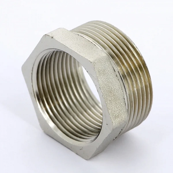 Футорка НВ 1 1/2" x 1 1/4", никелированная Uni-Fitt