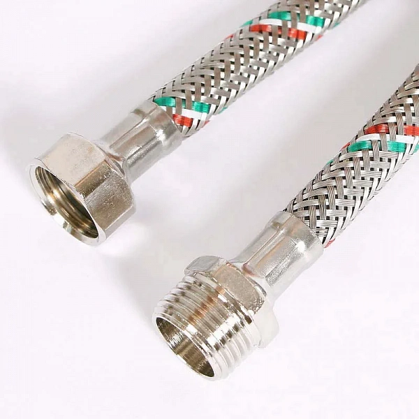 Гибкая подводка НВ 1/2", 150 см, DN 8, оплётка из нерж. стали Uni-Fitt