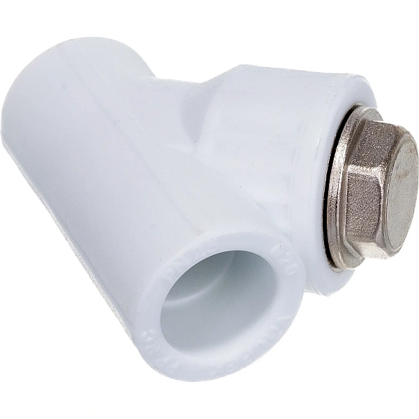 Фильтр сетчатый ВН/ВН 20х1/2" (80/20) (Valfex) БЕЛЫЙ