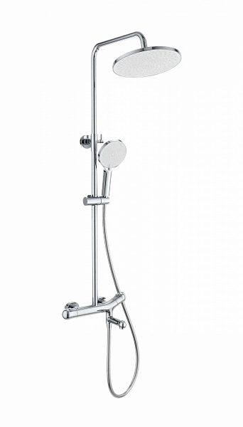 Душевая система с термостатом WONZON & WOGHAND T-1000, Хром (WW-B3057-A-CR), шт