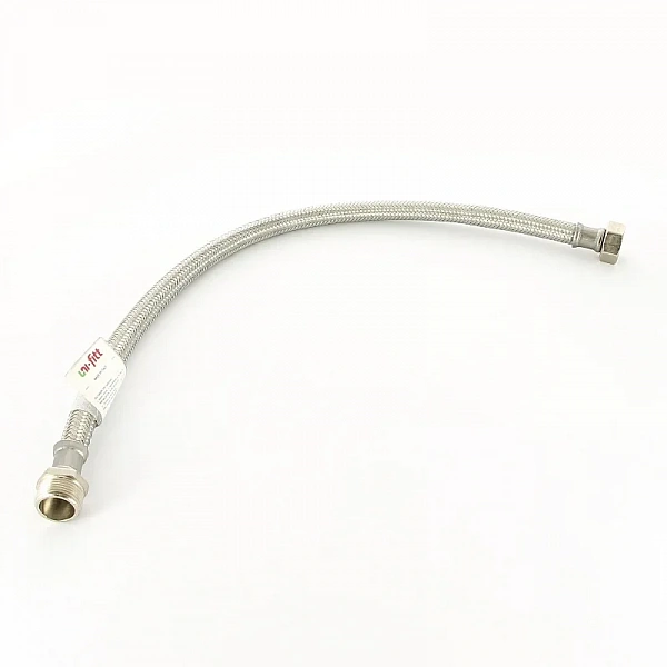 Гибкая подводка для воды НВ 3/4", 60 см, DN 13, оплётка из нерж. стали Uni-Fitt