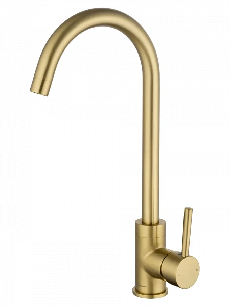 Смеситель для кухни WONZON & WOGHAND, Брашированное золото (WW-A21102-BG), шт