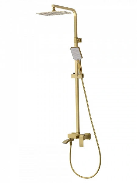 Душевая система WONZON & WOGHAND FIT, Брашированное золото (WW-88739009-BG), шт