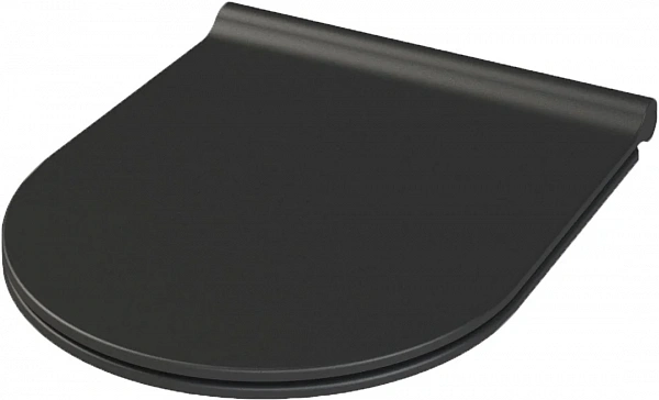 Boheme Nero крышка для унитаза SLIM черная матовая
