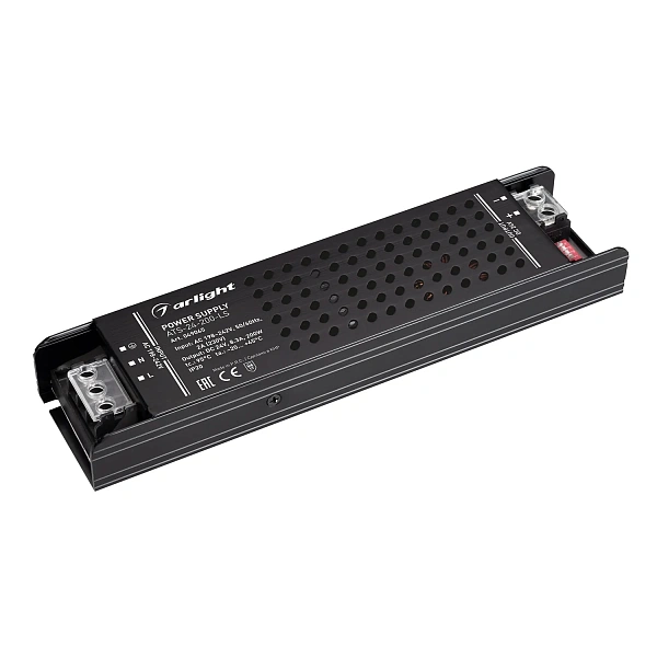 Arlight Блок питания ATS-24-200-LS (24V, 8.3A, 200W) (IP20 Сетка, 5 лет)
