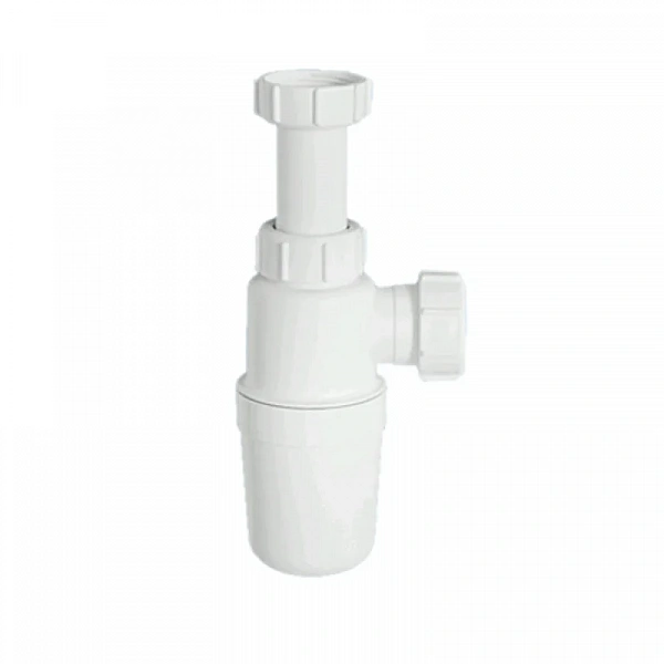 Сифон для раковины McAlpine MRW1-ANW (1"1/4 x 32 мм, без выпуска, пластик