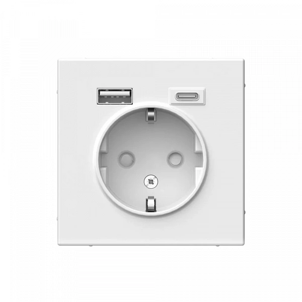 ARTGALLERY РОЗЕТКА 16А с 2 USB A+C, 5В/2,4А/3,0А, 2х5В/1,5А, механизм, ЛОТОС