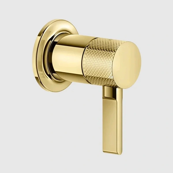 GESSI INCISO Встраиваемый смеситель, на 1/2", на 1 источник (внешняя часть), цвет: GOLD PVD