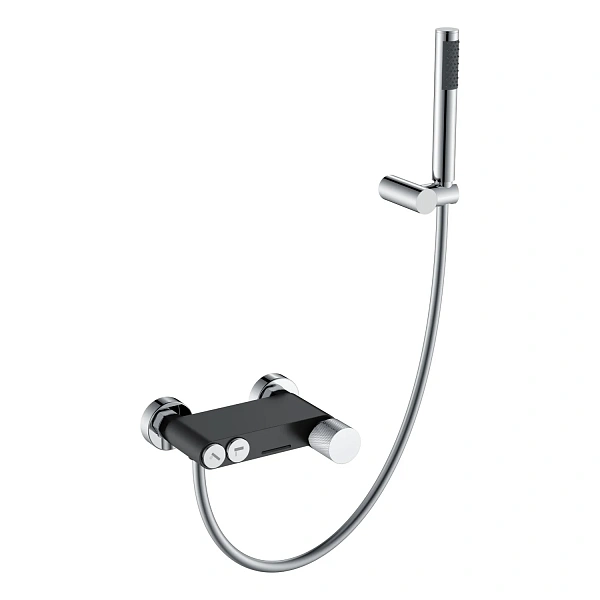 Boheme Смеситель STICK для ванны BLACK TOUCH CHROME