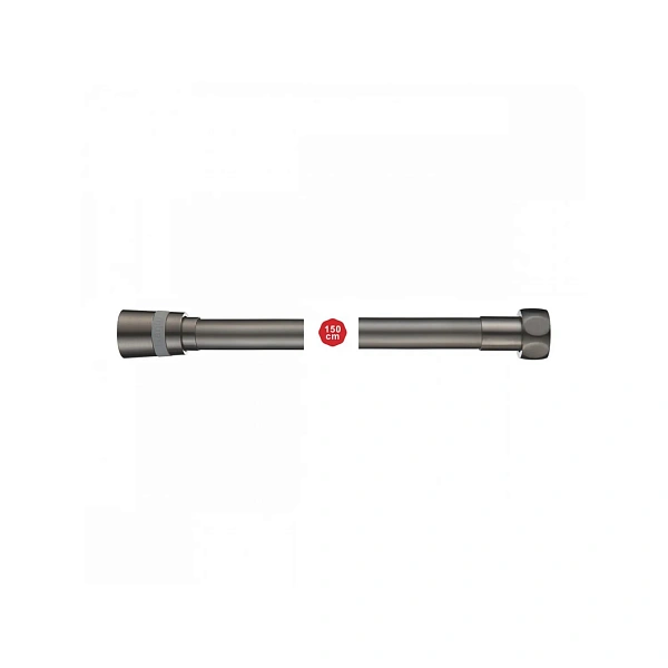 Шланг для душа 1.5м PVC R403.15.09, графит