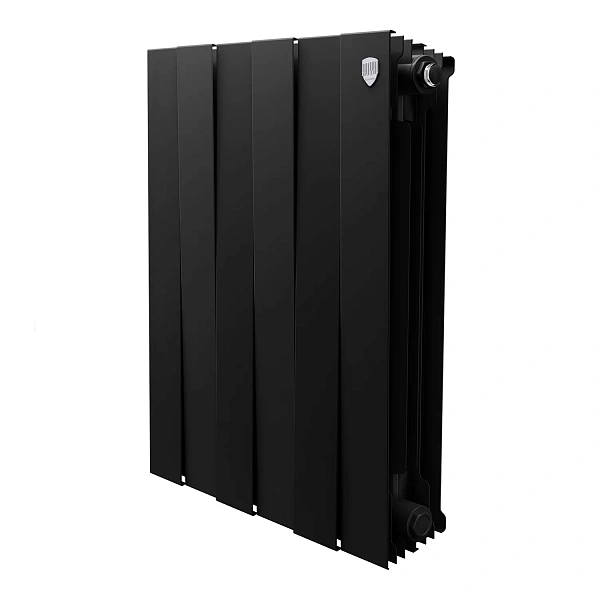 Биметаллический секционный радиатор Royal Thermo PianoForte Noir Sable 500x6 секций