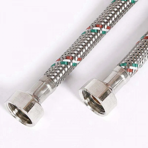 Гибкая подводка ВВ 1/2", 150 см, DN 8, оплётка из нерж. стали Uni-Fitt