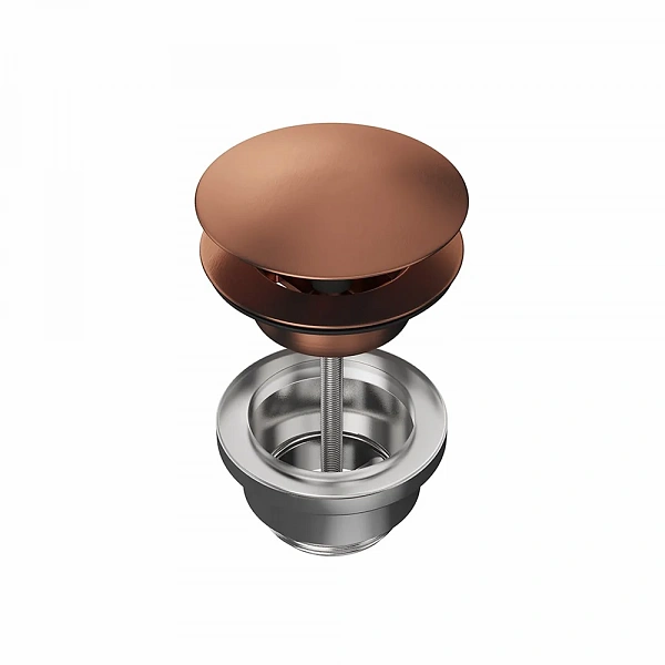 Kerama Marazzi 24686KM.59.067 Донный клапан для раковины, брашированная медь, pvd