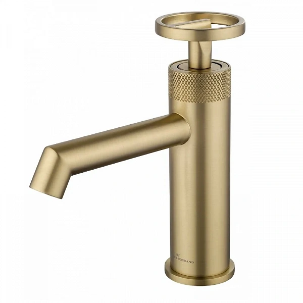 Смеситель для раковины WONZON & WOGHAND, Брашированное золото (WW-H1065-BG), шт