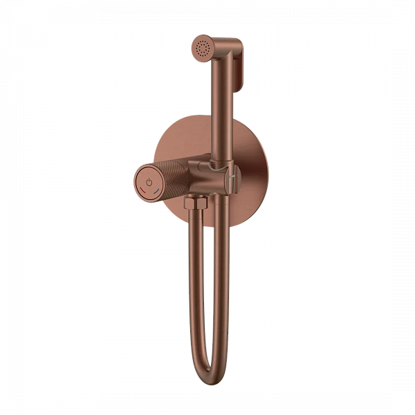 Смеситель гигиенический Boheme TECH Brushed Bronze