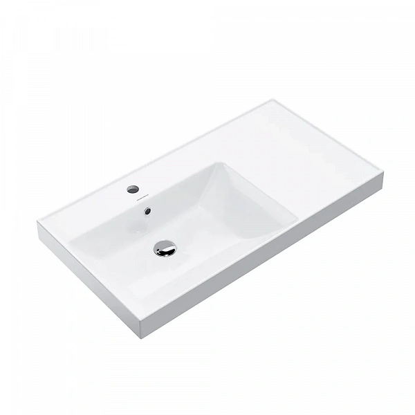 Kerama Marazzi CU.wb.90lh Раковина CUBO 90 см, левая с крепежом