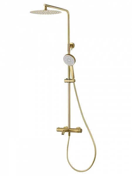 Душевая система WONZON & WOGHAND STICK, Брашированное золото (WW-88739017-BG), шт