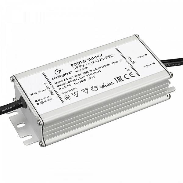 Arlight Блок питания ARPV-UH24075-PFC (24V, 3.1A, 75W)