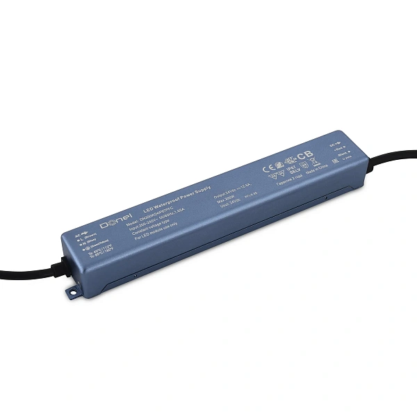 Donel Блок питания 300W, DC24V, 12.5А, PF>0.95, IP67, 250x40x30мм, серия: DN8HF