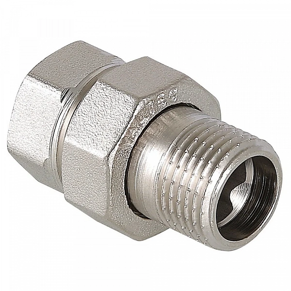 VTr.341.N.0004, VALTEC Американка прямая никелированная ВН  1/2" (VTr.341.N.0004) (10шт./уп.) (А5/60