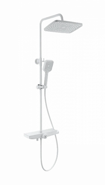 Душевая система с термостатом WONZON & WOGHAND ThermoKlick, Белый матовый (WW-B3098-A-MW), шт