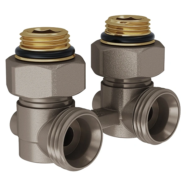 Узел нижнего подключения Royal Thermo угловой 1/2"х3/4"EK RTE 07.00002А