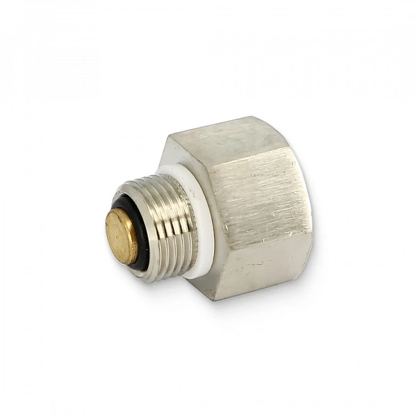 Клапан отсечной для воздухоотводчика ВН 1/2" х 3/8", никелированный Uni-Fitt