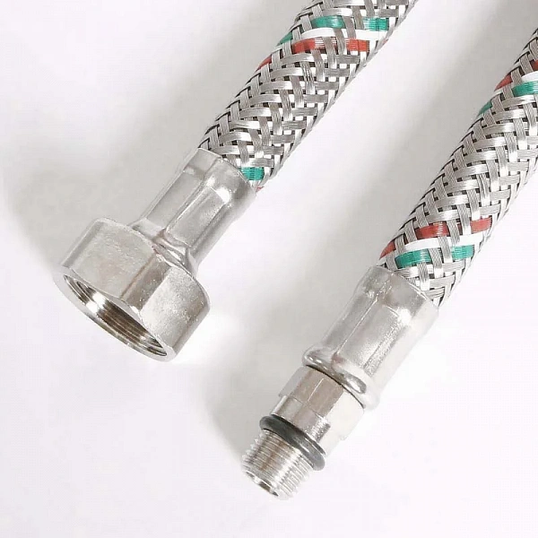 Гибкая подводка для смесителя М10х1 - 1/2", 120 см, DN 8, оплётка из нерж. стали Uni-Fitt