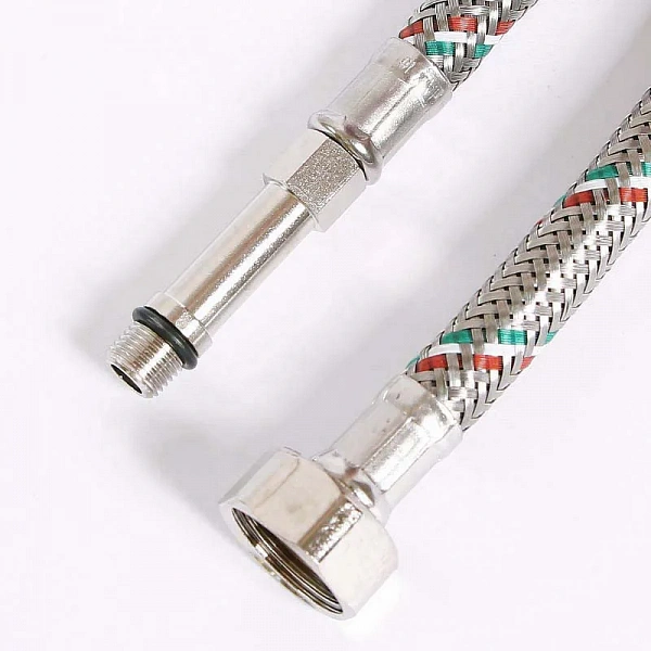 Гибкая подводка для смесителя МL10х1 - 1/2", 100 см, удл. штуцер, DN 8, оплётка из нерж. стали Uni-F