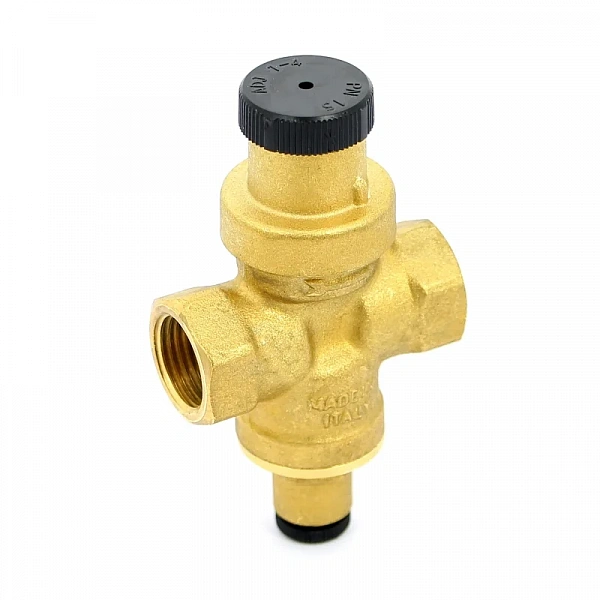 Редуктор давления 1/2" В 1-4 бар PN15 COMPACT с отверстием под радиальный манометр 1/4" Uni-Fitt