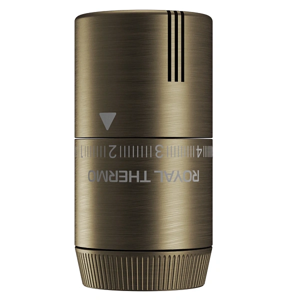 Термоголовка жидкостная Royal Thermo Design М30х1,5 (бронза) RATHDN13015BR