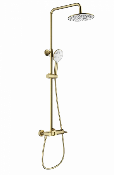 Душевая система WONZON & WOGHAND MUSE Corno, Брашированное золото (WW-A30653-BG), шт